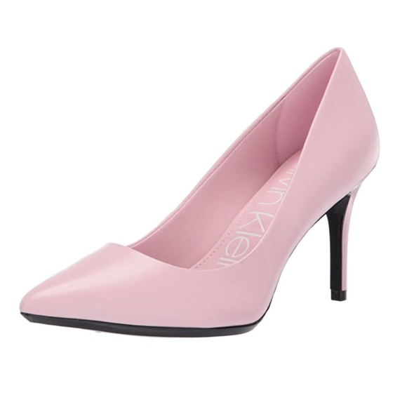 pastel pink high heels